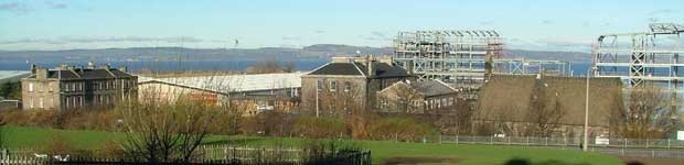 Looking over Granton Harbour in 2005