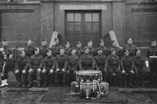 Major T Reynolds and the Home Guard at Granton Gas Works – Click to enlarge