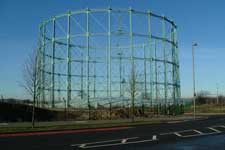 The surviving gasholder – Click to enlarge