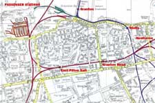 Railways in the Granton area – Click to enlarge