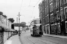 On Lower Granton Road, coming off the single line and heading towards Granton Square – Click to enlarge