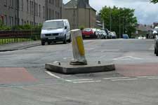 The moveable traffic islands – Click to enlarge
