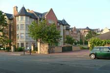 New houses on the site of Holy Cross Academy: Click to enlarge
